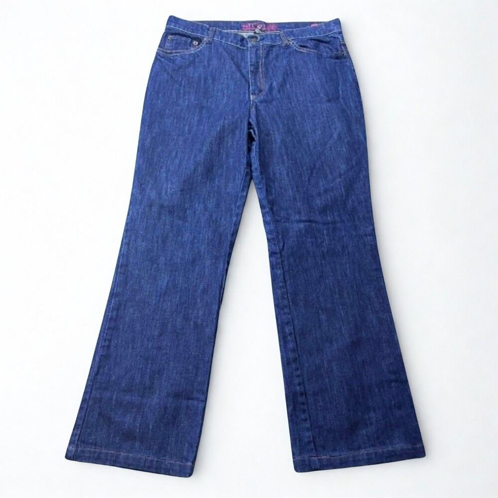 Battery Park Womens Bootcut Jeans Size 14 Average New York and Company Denim